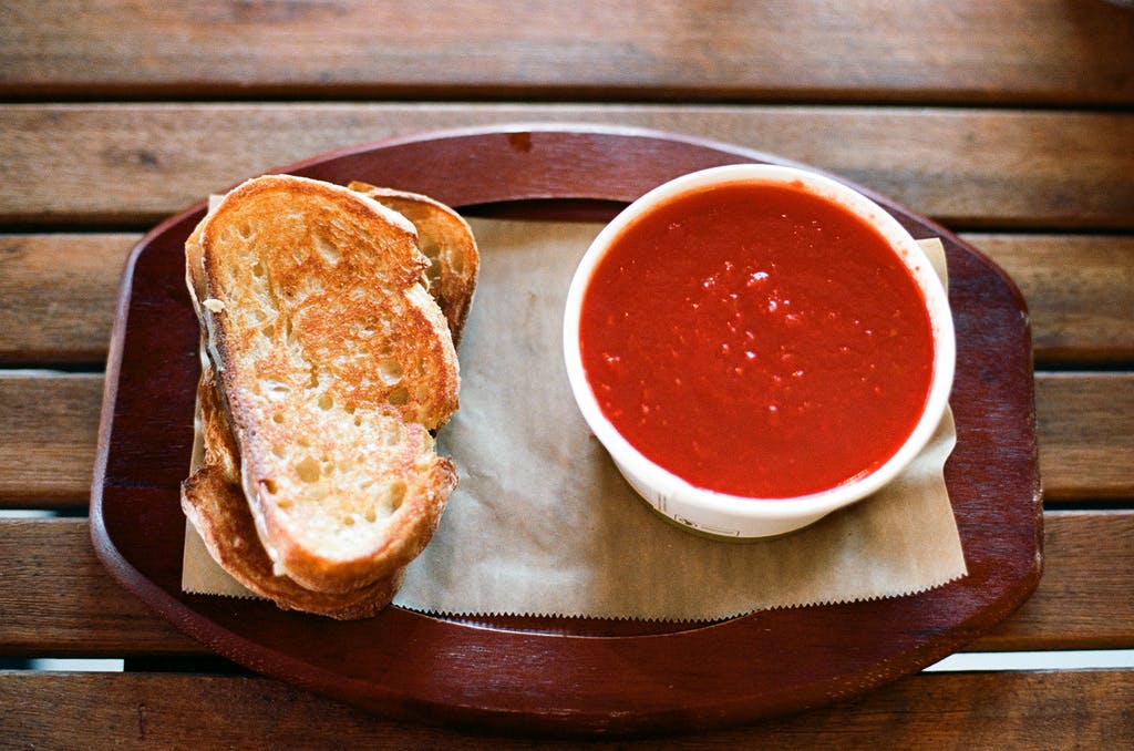 grilled cheese and tomato soup