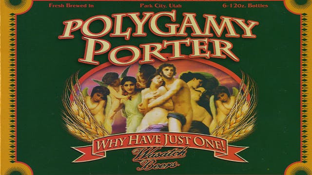 polygamy porter beer label
