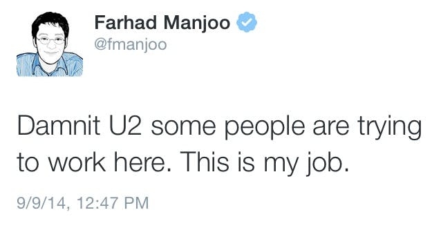 tweet from Farhad Manjoo