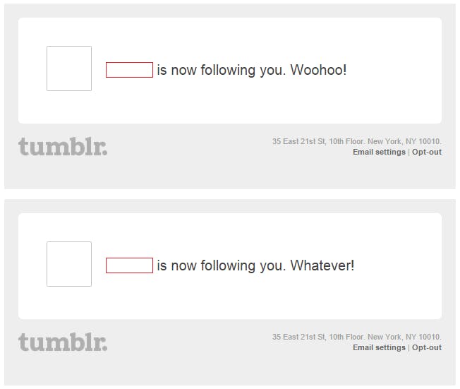 Tumblr UX example