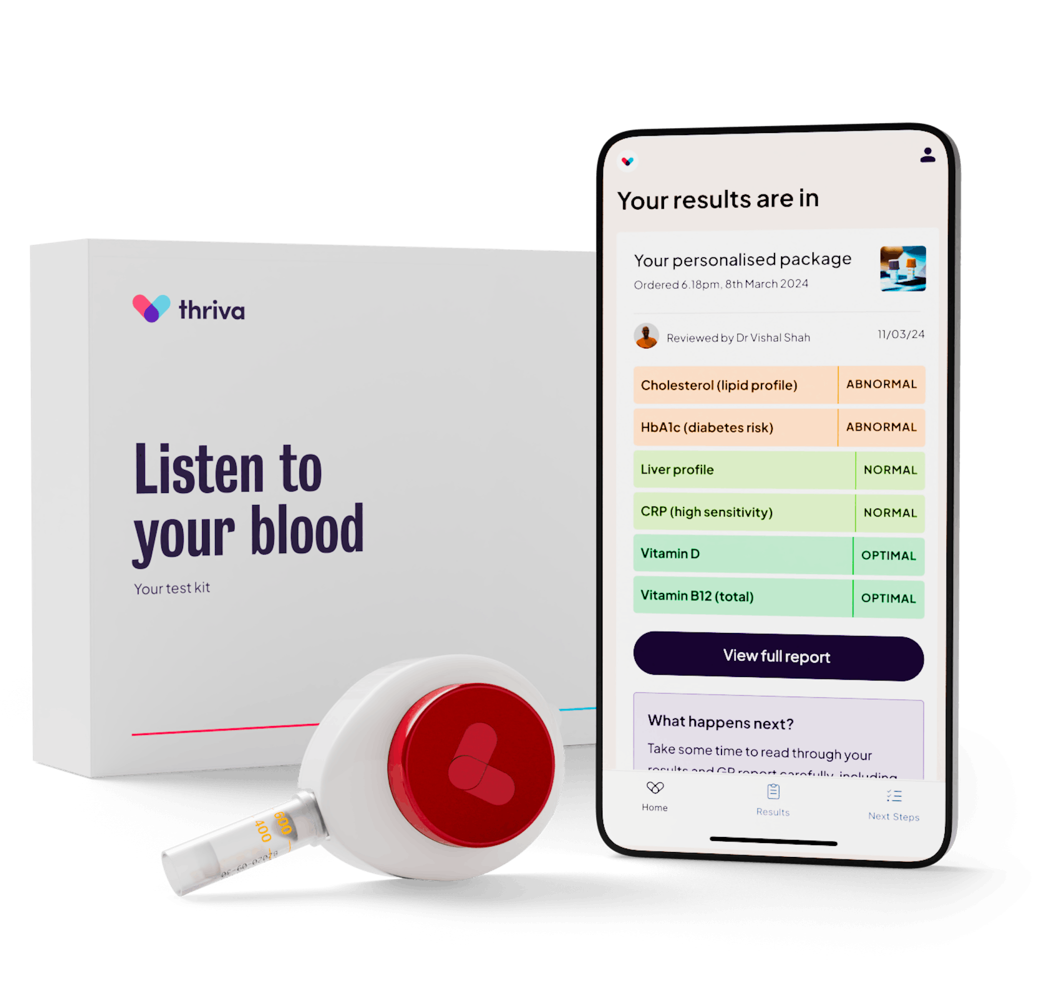 Autodraw device with the Thriva app