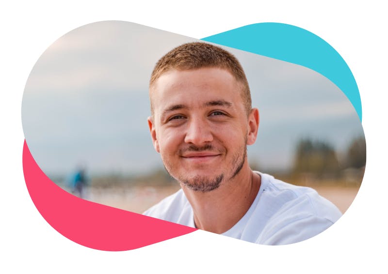 Thriva case study healthy smiling man