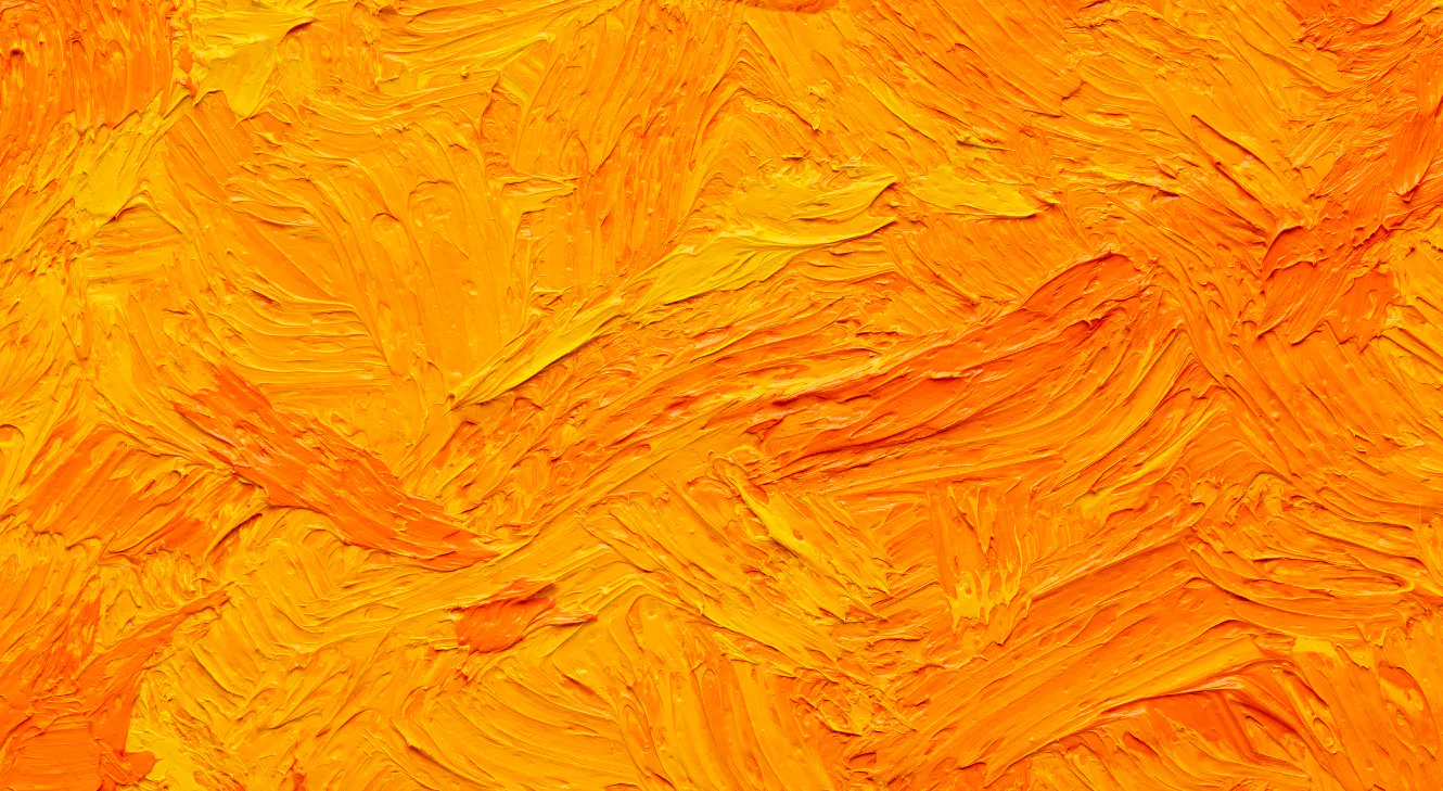 An image of dark orange paint to illustrate bilirubin.