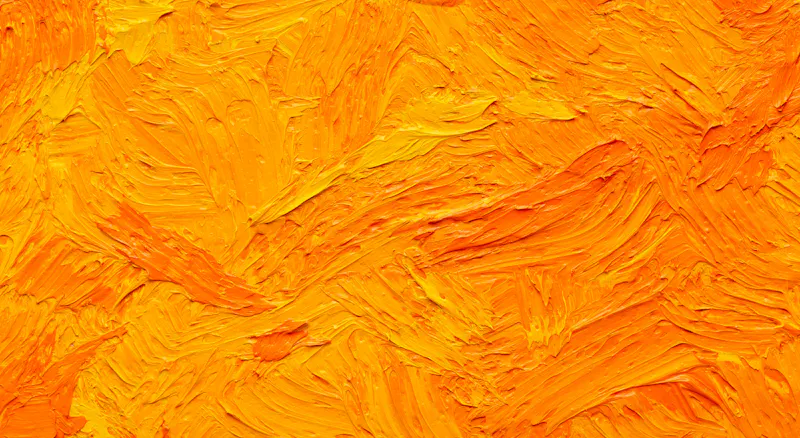 An image of dark orange paint to illustrate bilirubin.