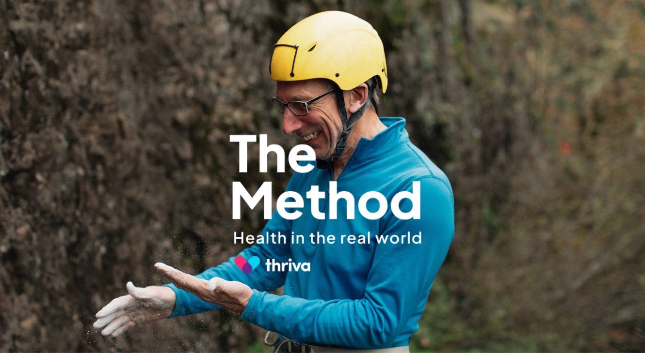 A man rock climbing.