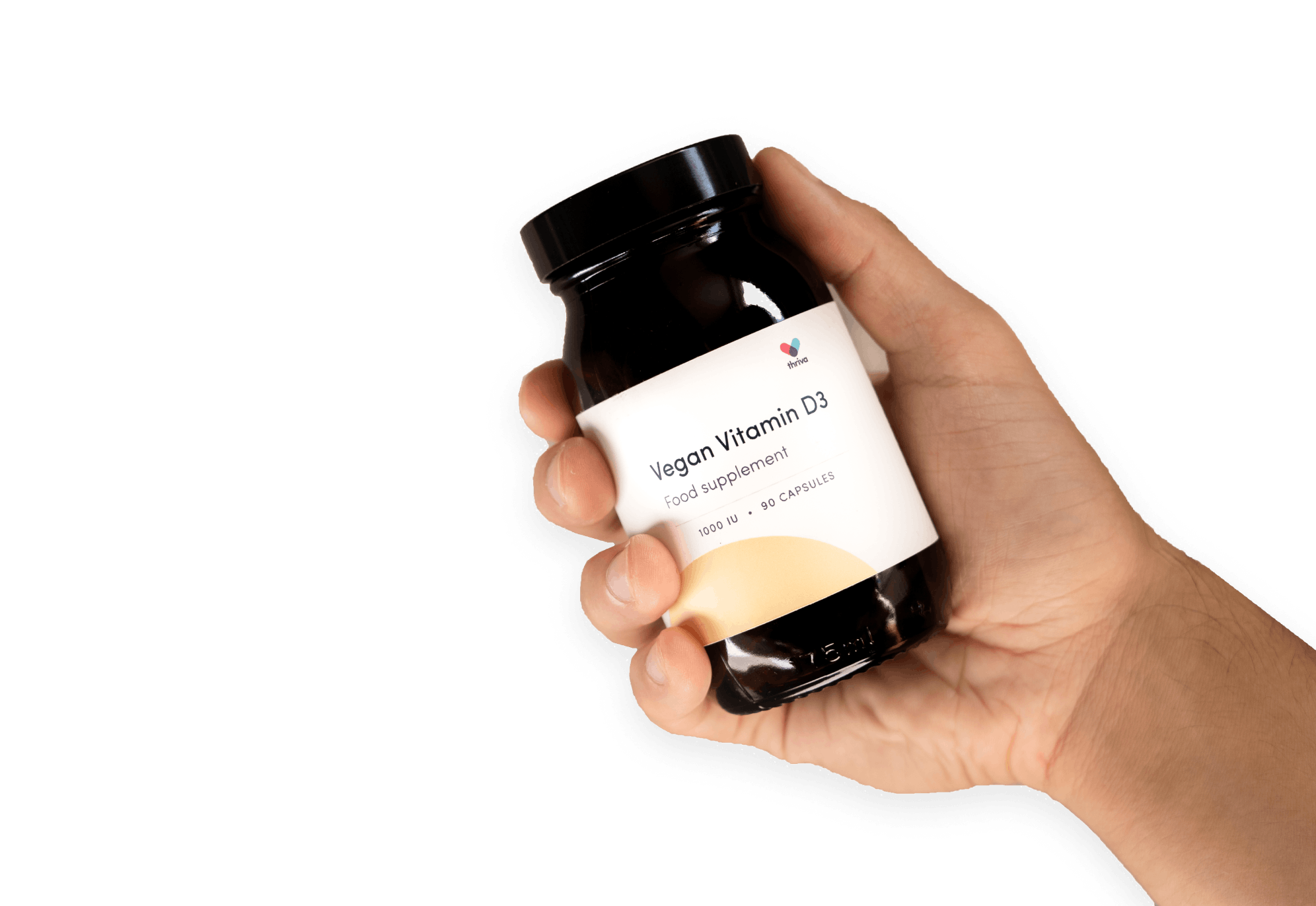 Thriva's vegan vitamin D3 bottle