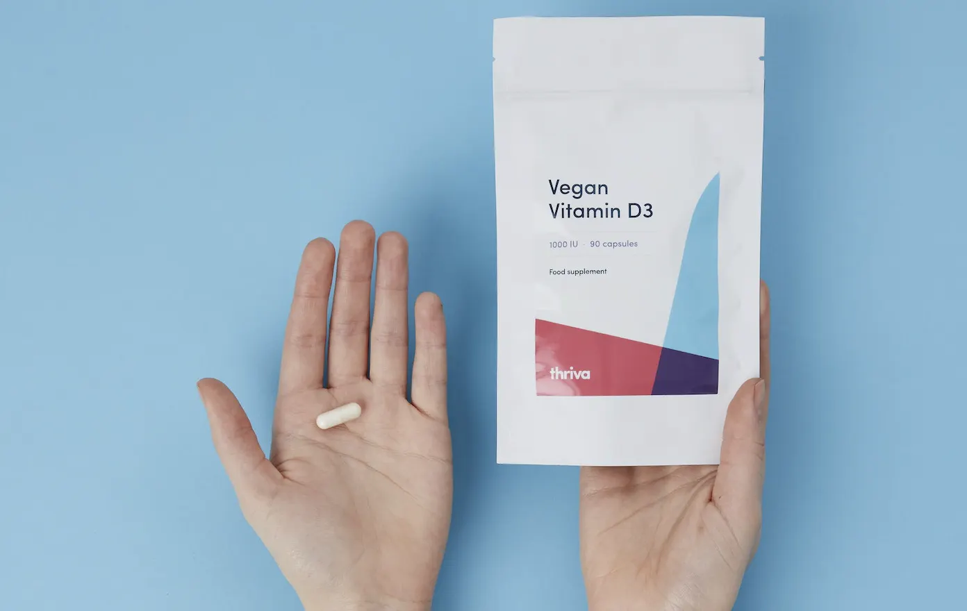 Thriva's vegan vitamin D3 packet