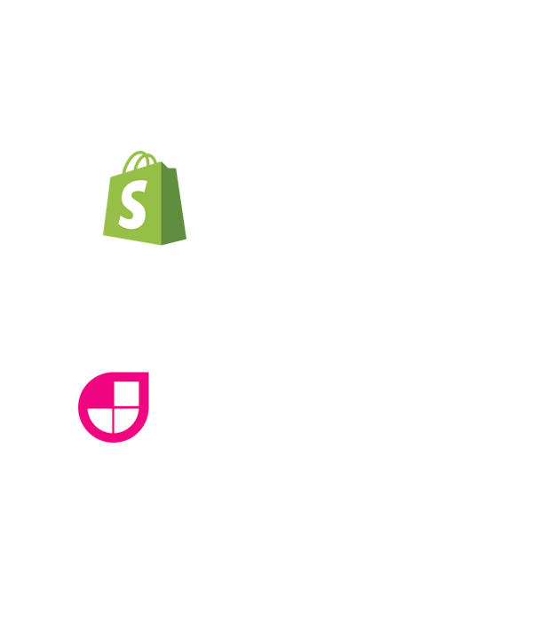 Image of Shopify and the Jamstack logos