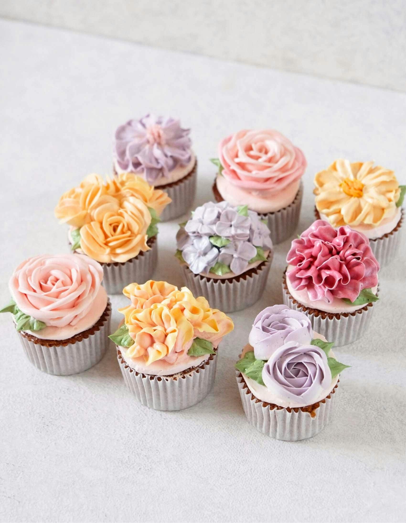 colorful cupcake design