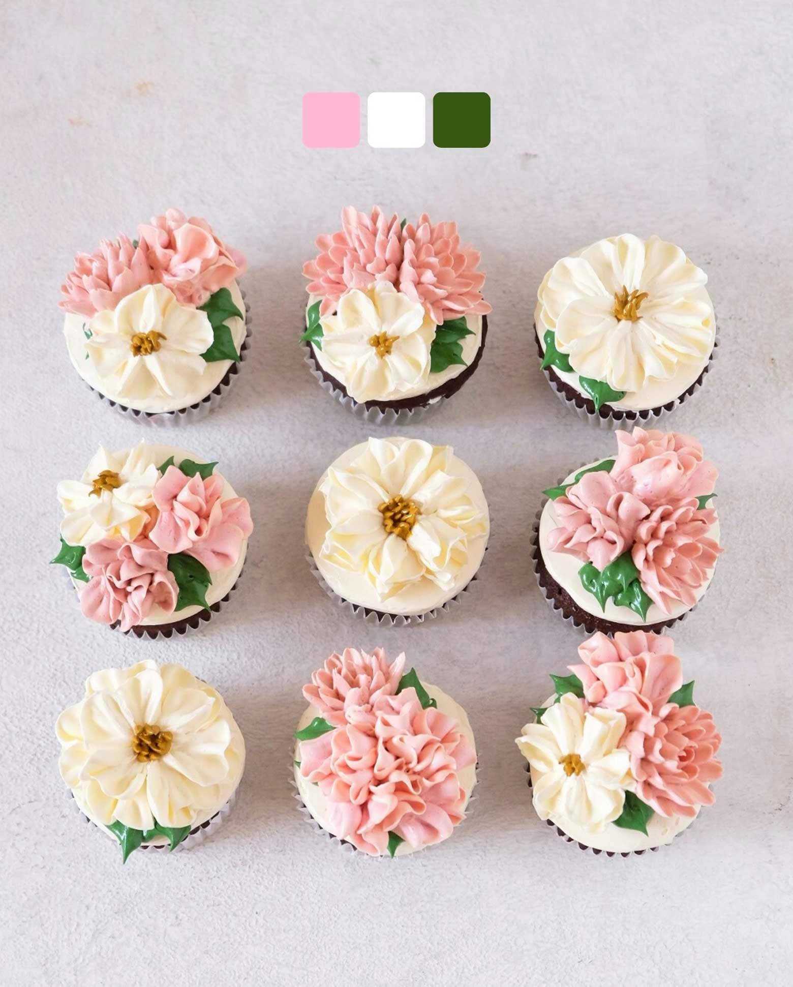 beautiful cupcakes in Bali 
