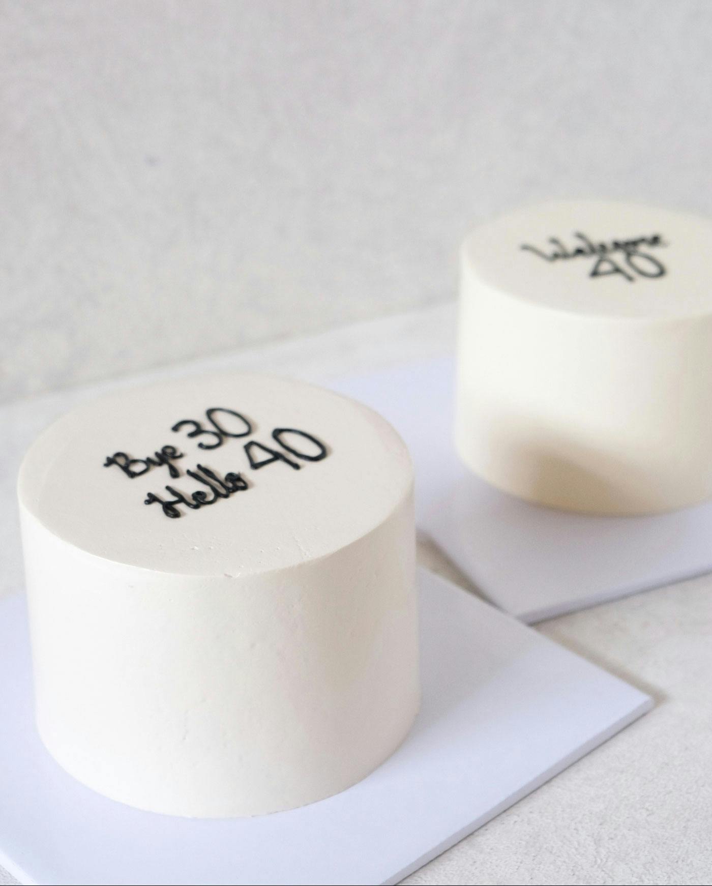 blank canvas cake