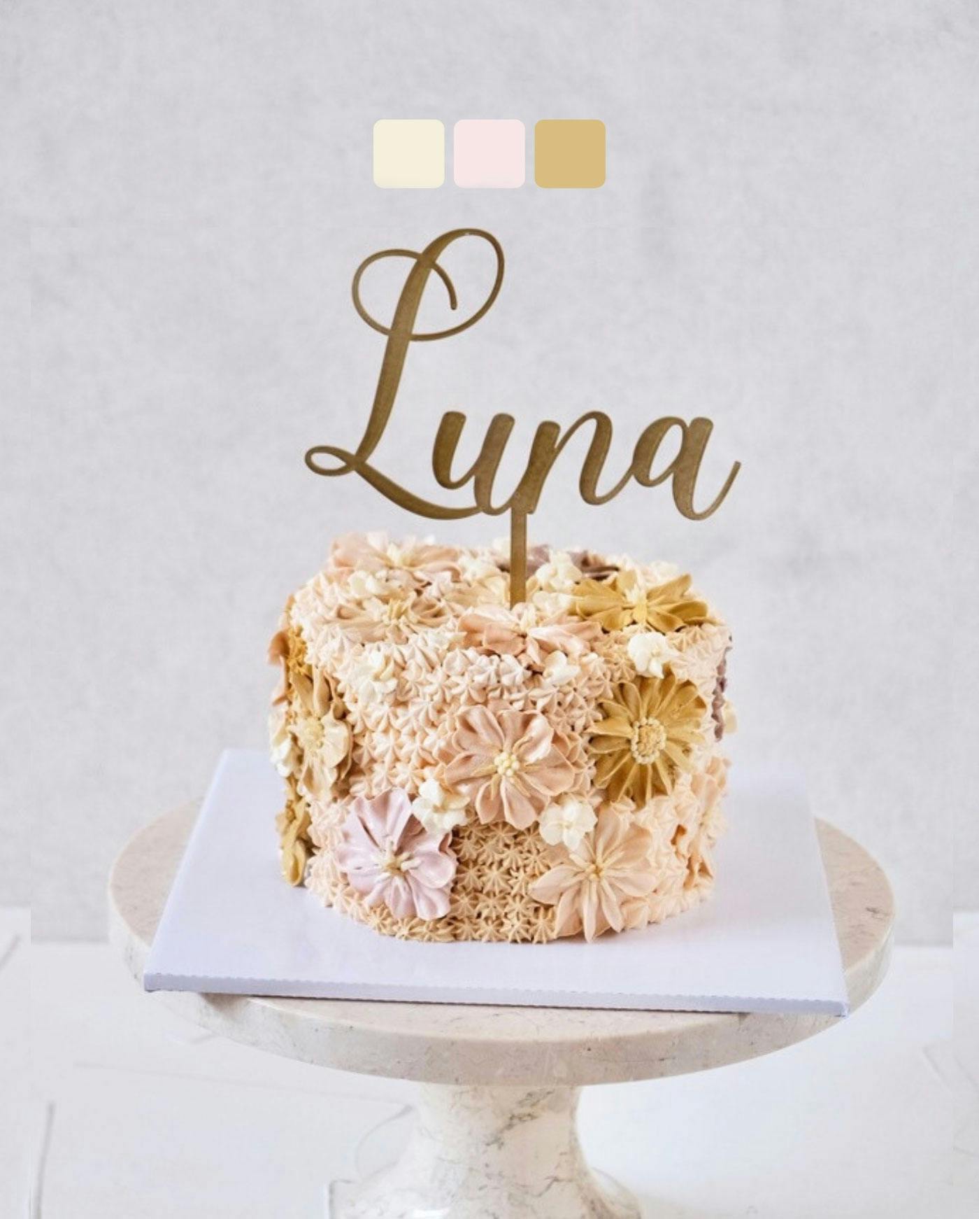 buttercream garden reverie cake design 