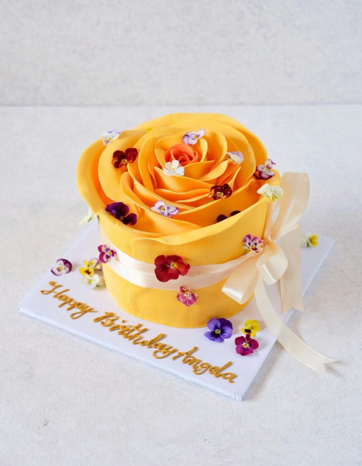 rose bloom celebration cakes