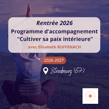 elisabeth ruffenach cultiver sa paix interieure  2026-2027