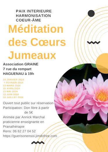 affiche méditation annick marchal