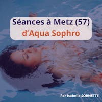 visuel aqua sophro femme dans l'eau