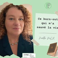 portrait femme et texte