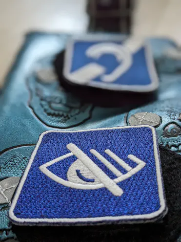 écussons détachables yeux de l'esprit