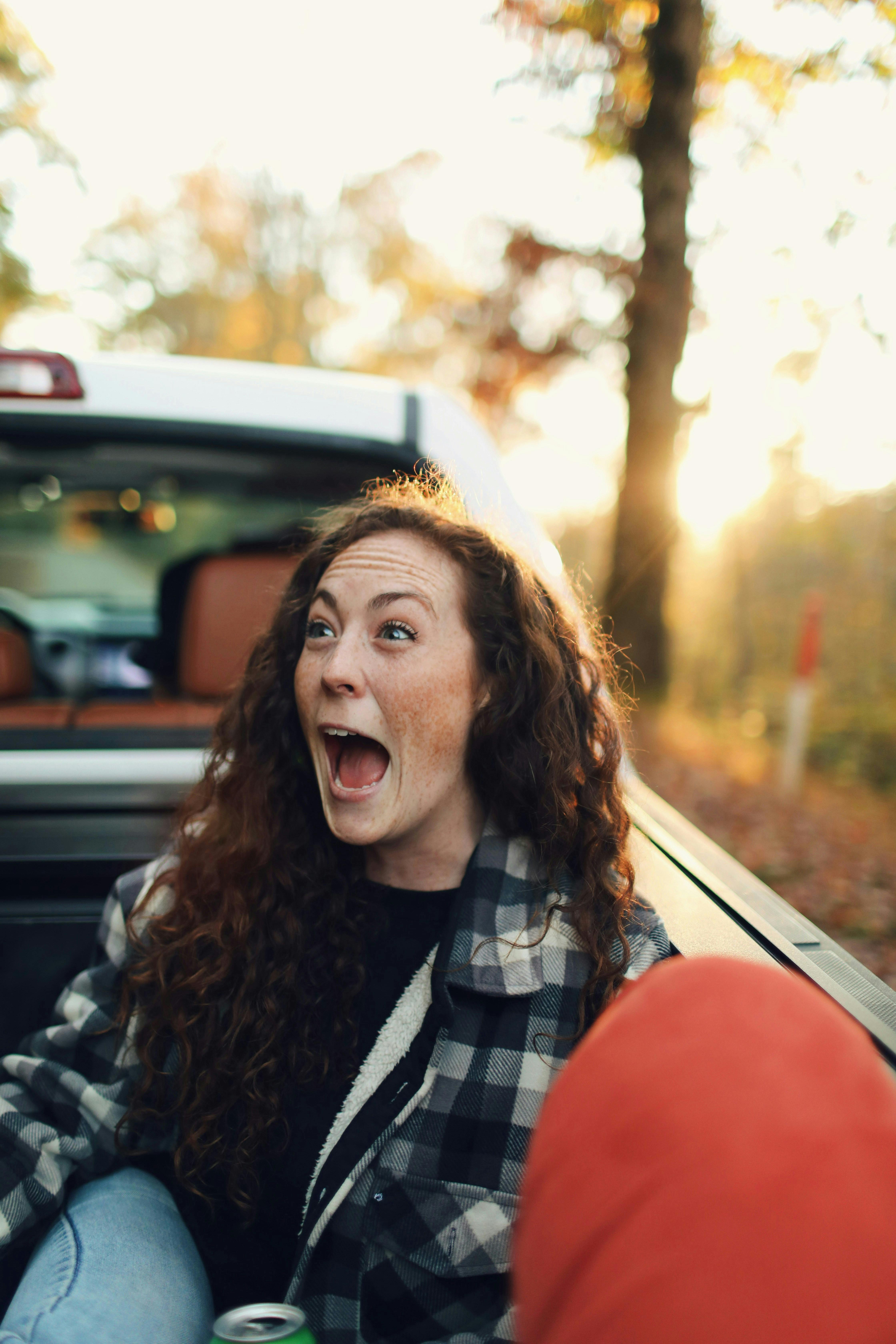 laugh woman