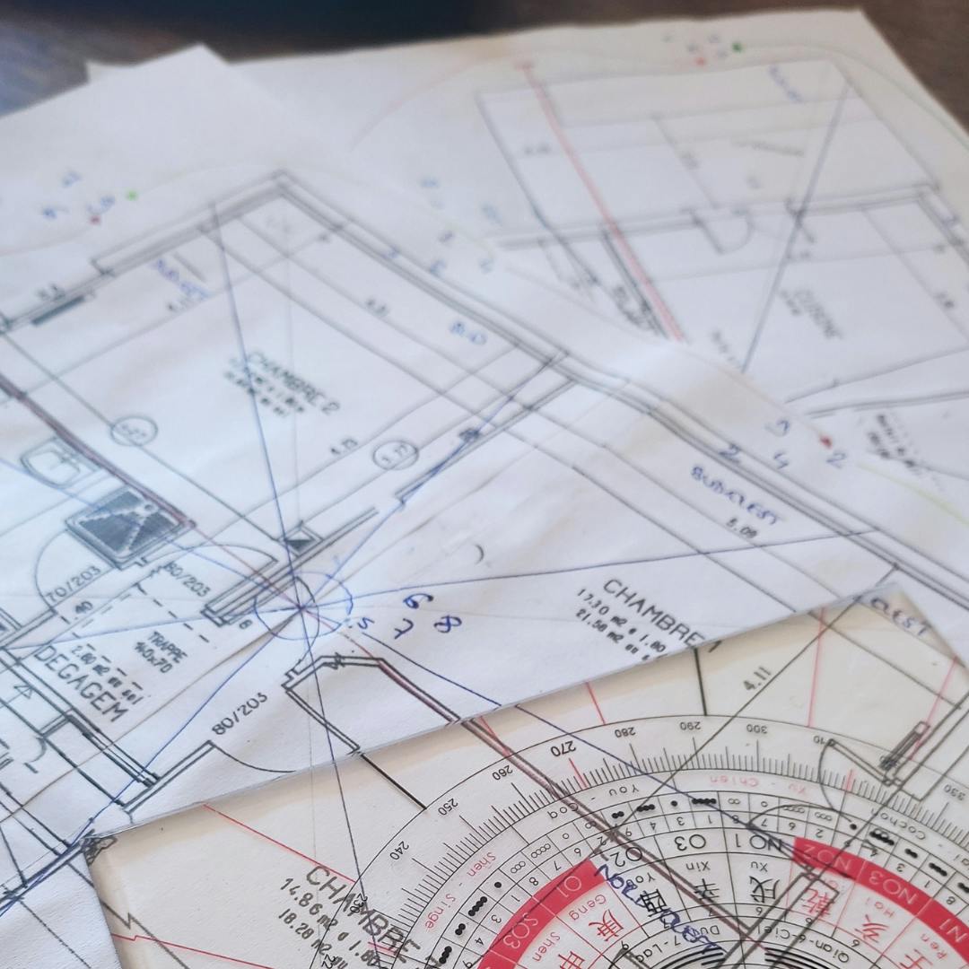 plan papier maison