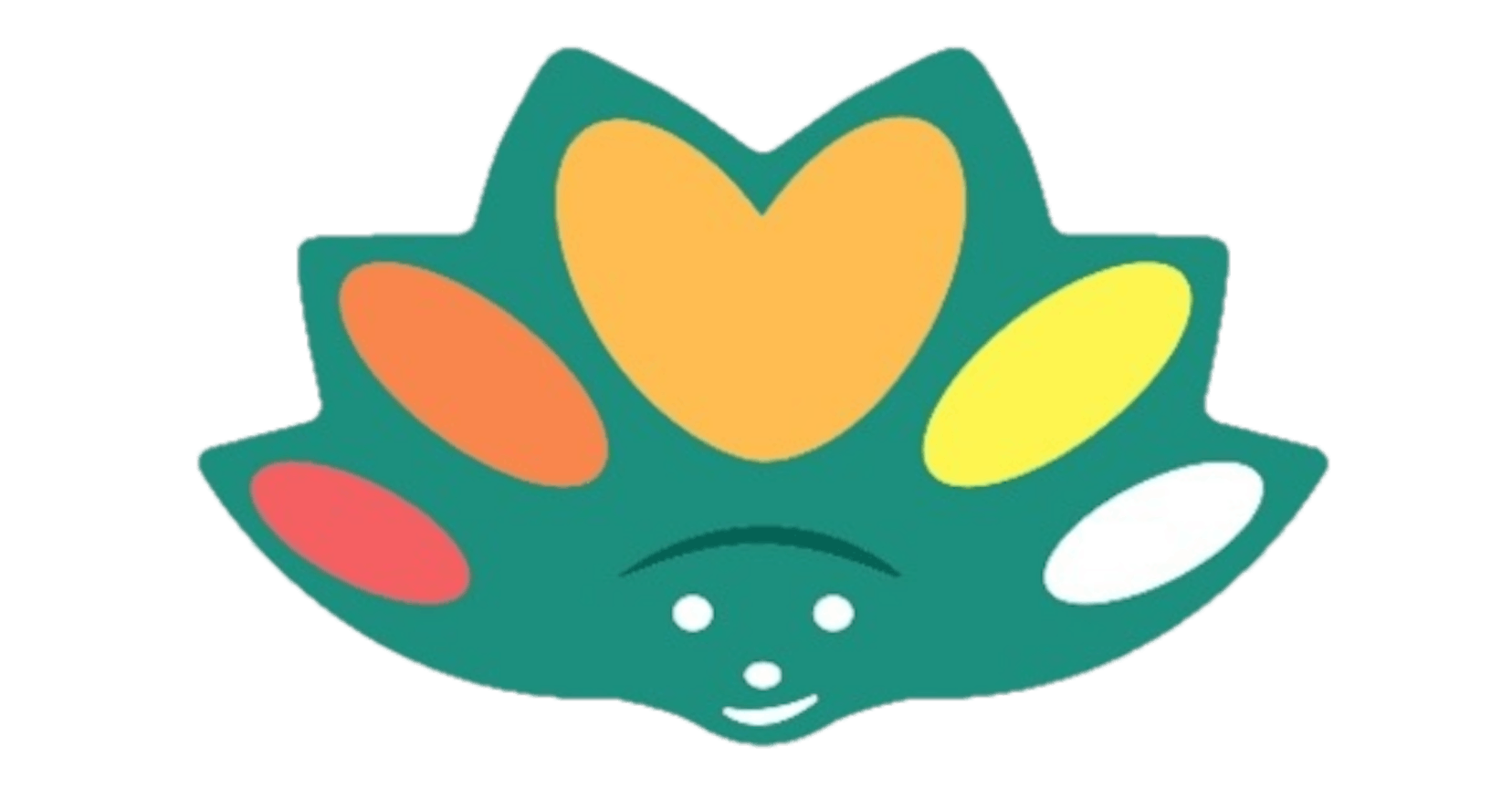 hérisson stylisé et coloré