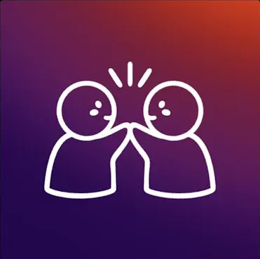 bonhommes qui se tapent dans la main - réseau Tibria