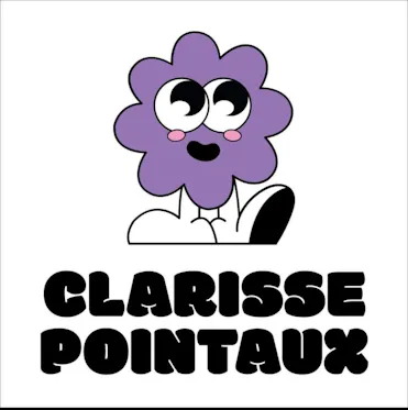 logo clarisse pointaux graphiste