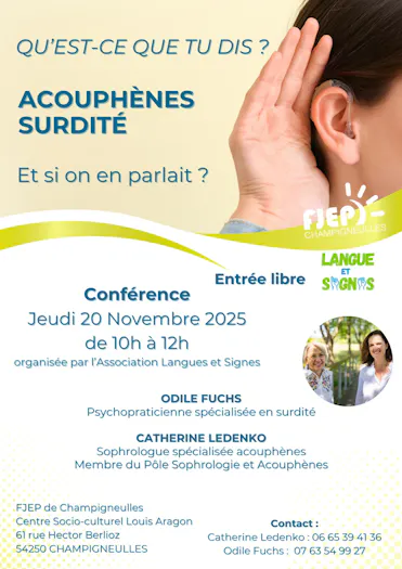 visuel conférence Odile Fuchs 20.11.2025