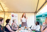 Camille Laroque lors d'un événement réseau Tibria - crédit photo Marie Chotin 