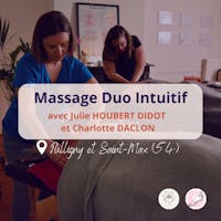 visuel massage duo intuitif Julie Houbert Didot et Charlotte Daclon