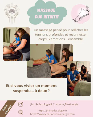 affiche massage duo intuitif