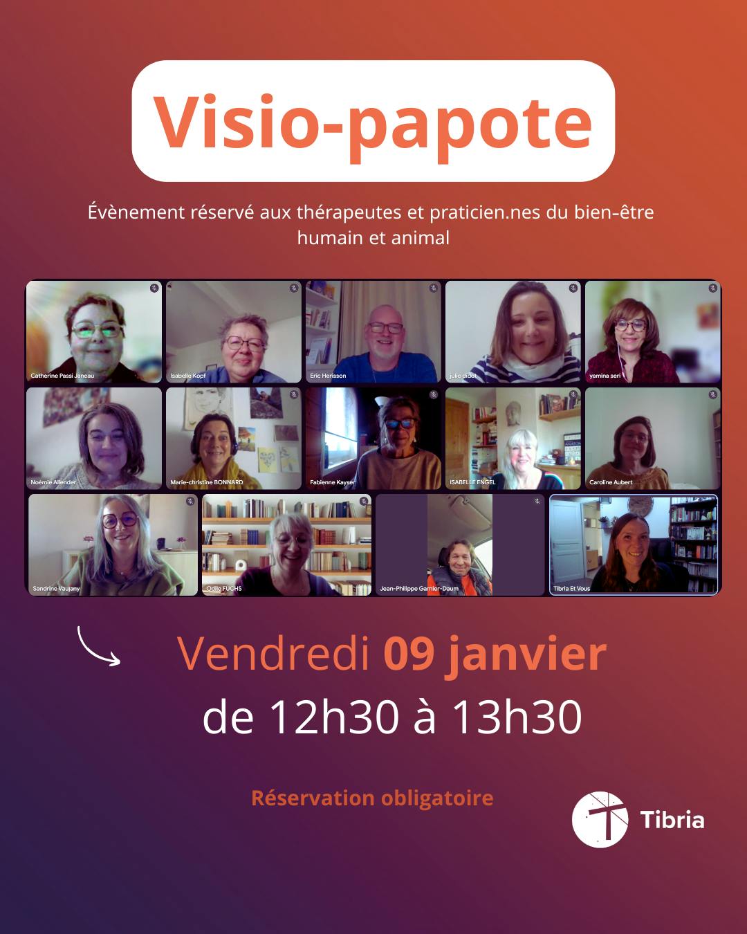 visuel visio papote réseau Tibria 09.01.2026