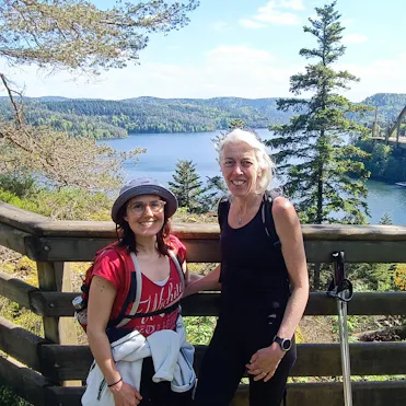 caroline aubert et mariedelphine bourriquen