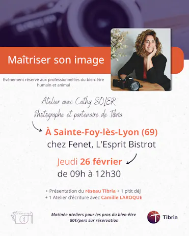 visuel event 26.02.2026 réseau tibria détails atelier photo cathy soler