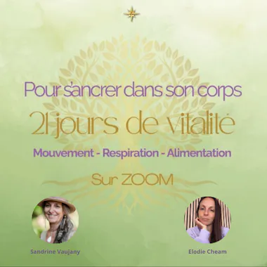 retraite 21 jours avec sandrine vaujany et elodie cheam