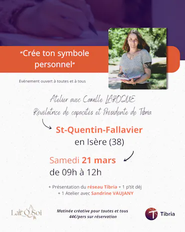 visuel matinée créative camille laroque tibria 21.03.2026