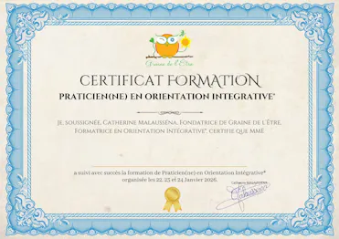 visuel certification formation orientation intégrative