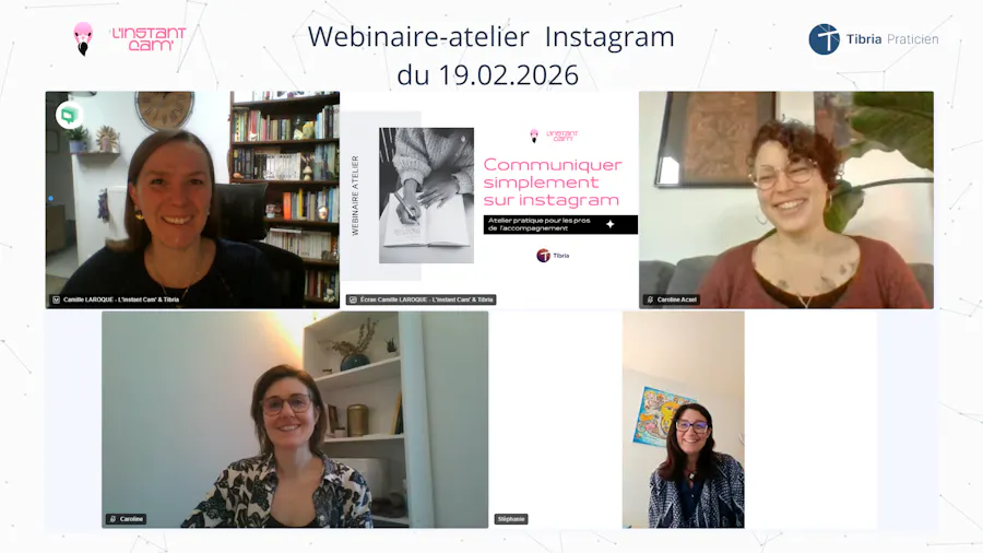 atelier instagram tibria l'instant cam mars 2026