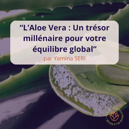 Les bienfaits de l'Aloe Vera par Yamina SERI