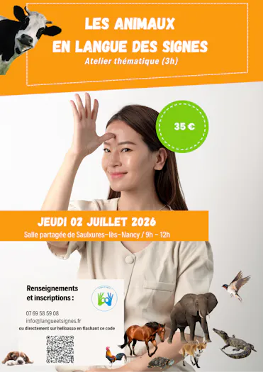 atelier animaux lsf langue et signes saulxures les nancy odile fuchs 02.07.2026