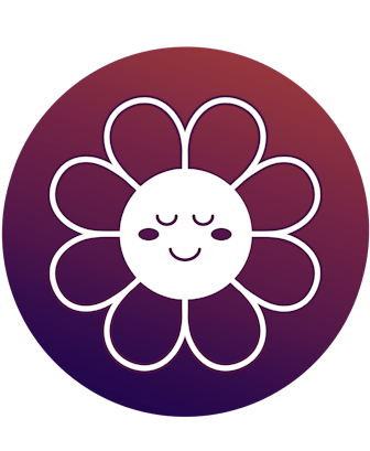 dessin fleur blanche sur fond coloré