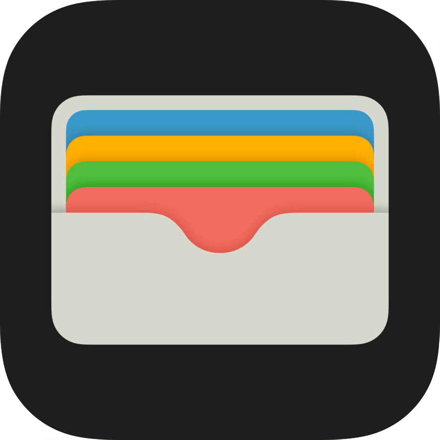 Apple wallet logo