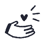 hand and heart icon