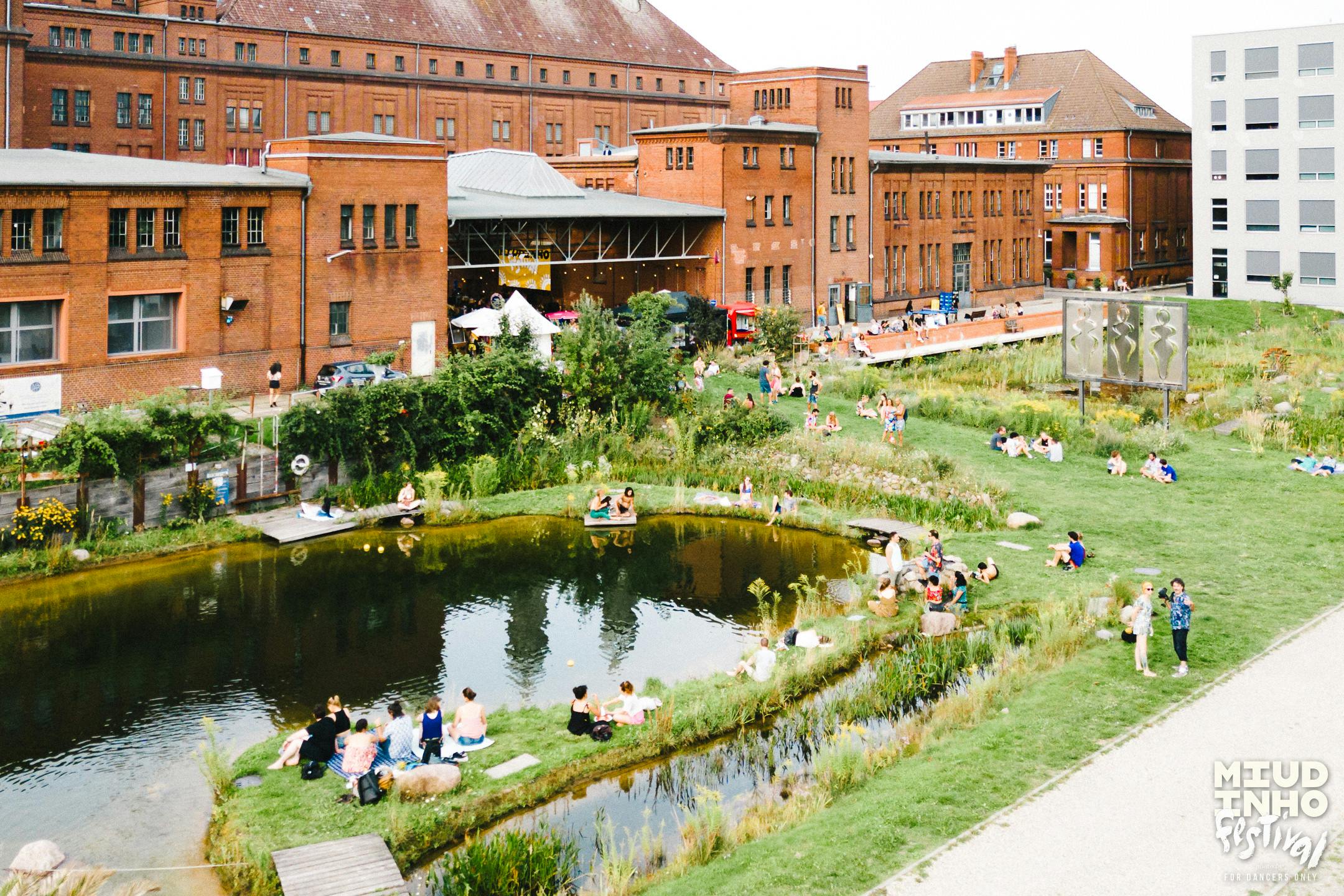 A shot of Berlin's Malzfabrik – an old listed malt factory