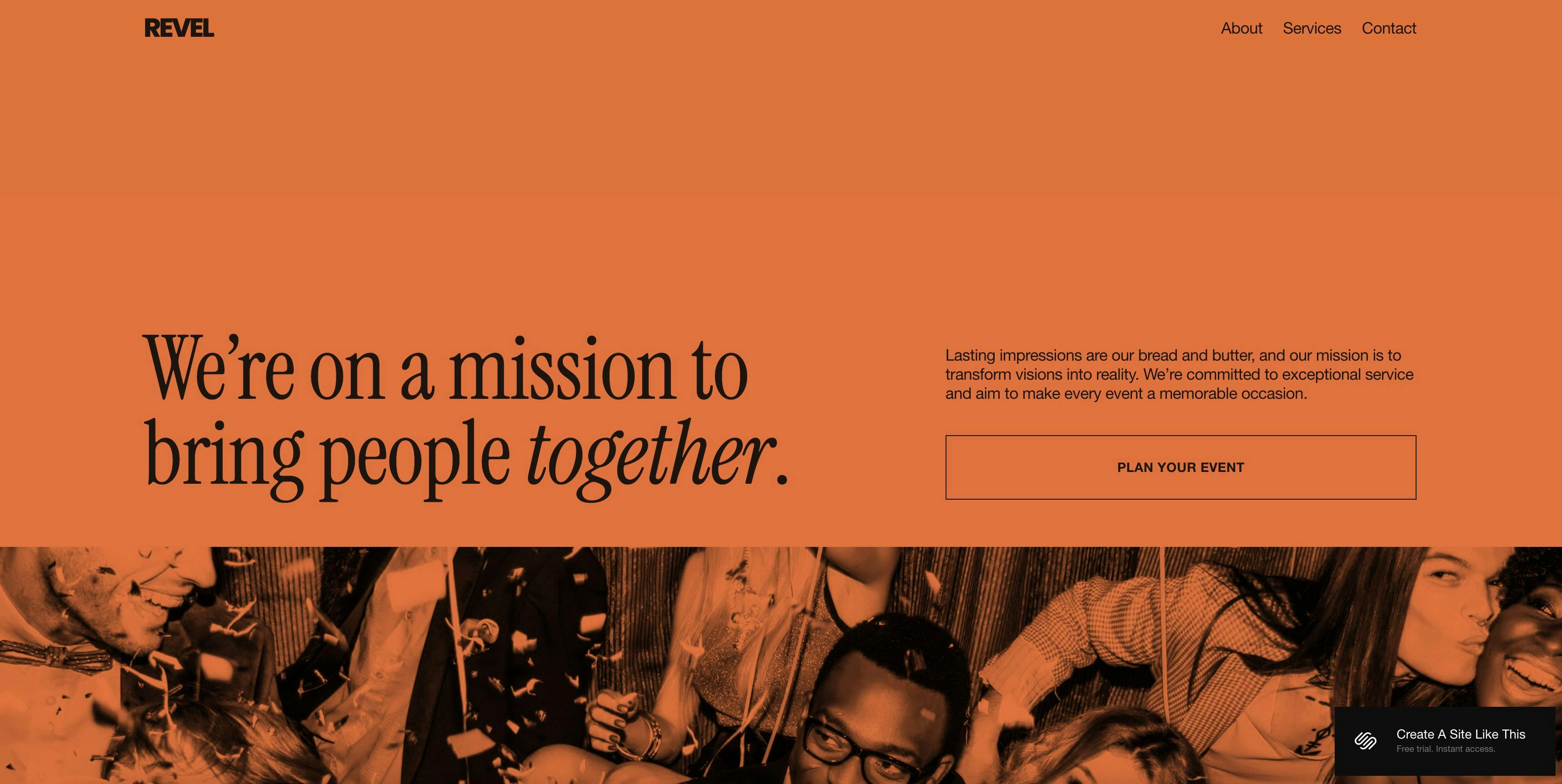 Revel Squarespace Template