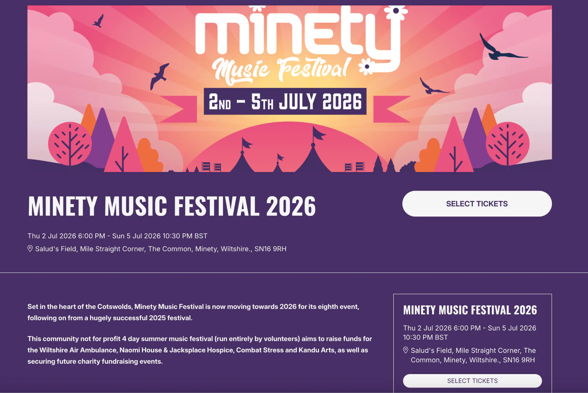 minety event page