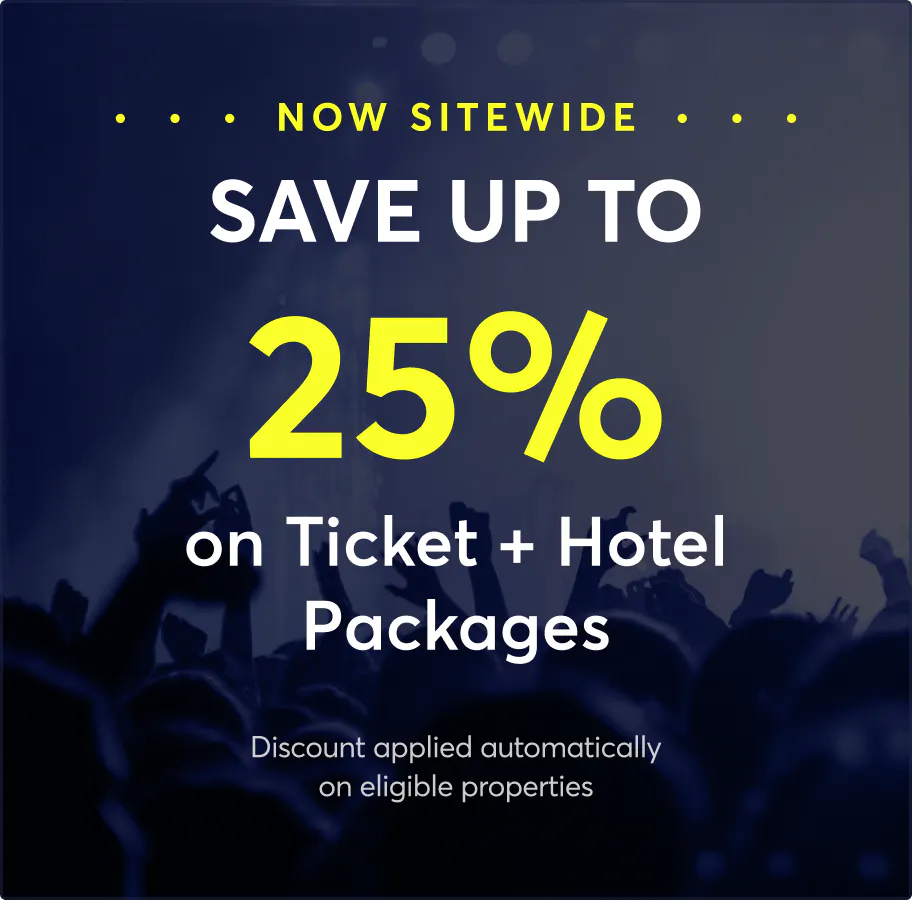 Ticket + hotel promotion image