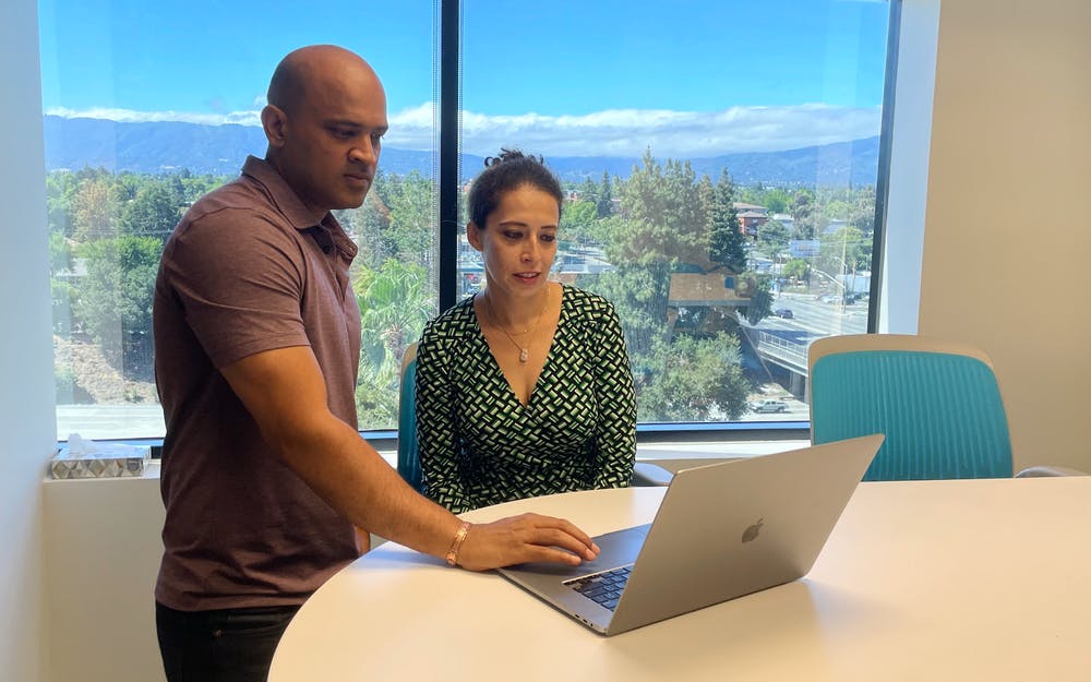 Ravi Bulusu & Somya Kapoor at their new San Jose headquarters (they're hiring).