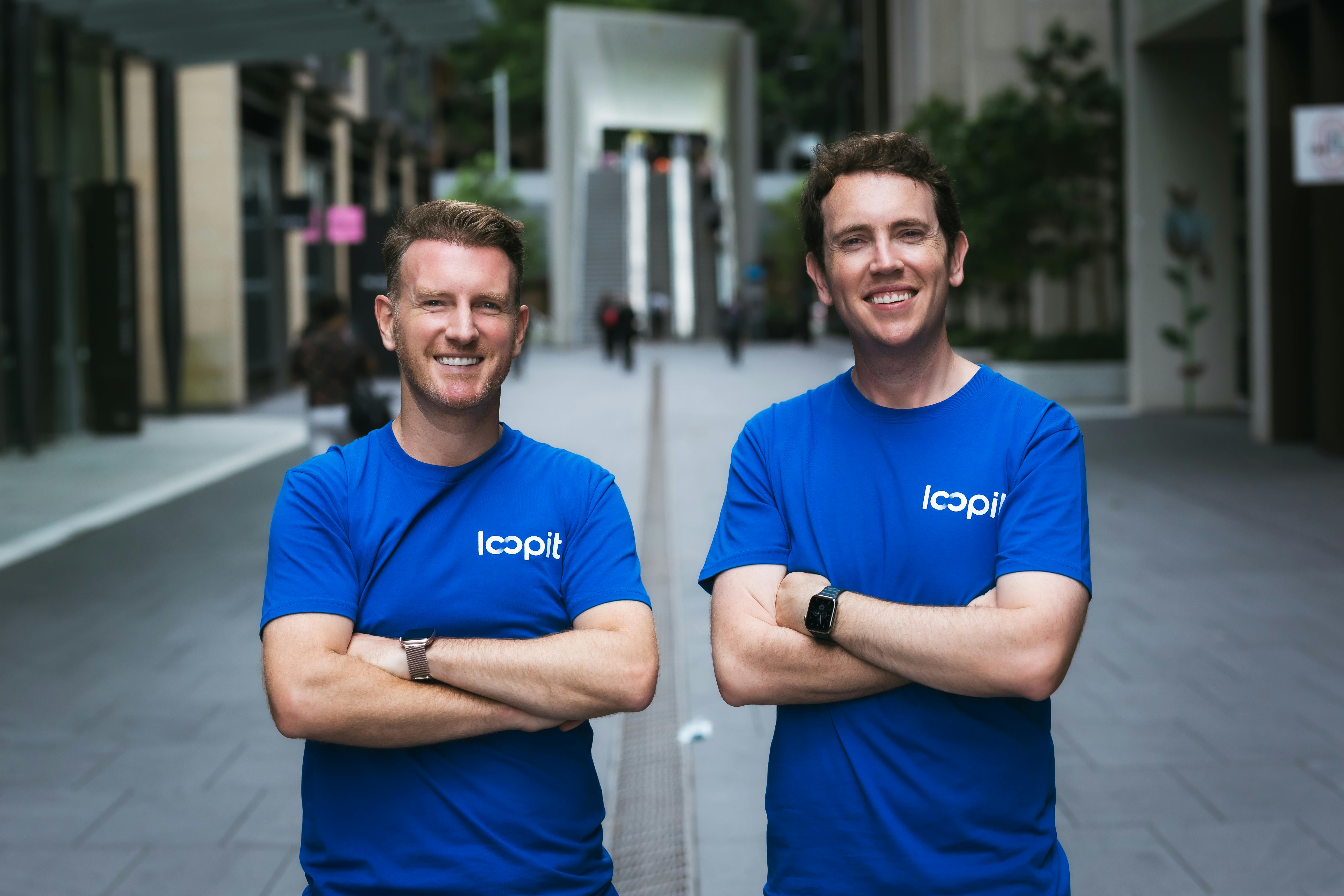 Loopit Founders Paul (LHS) and Michael Higgins