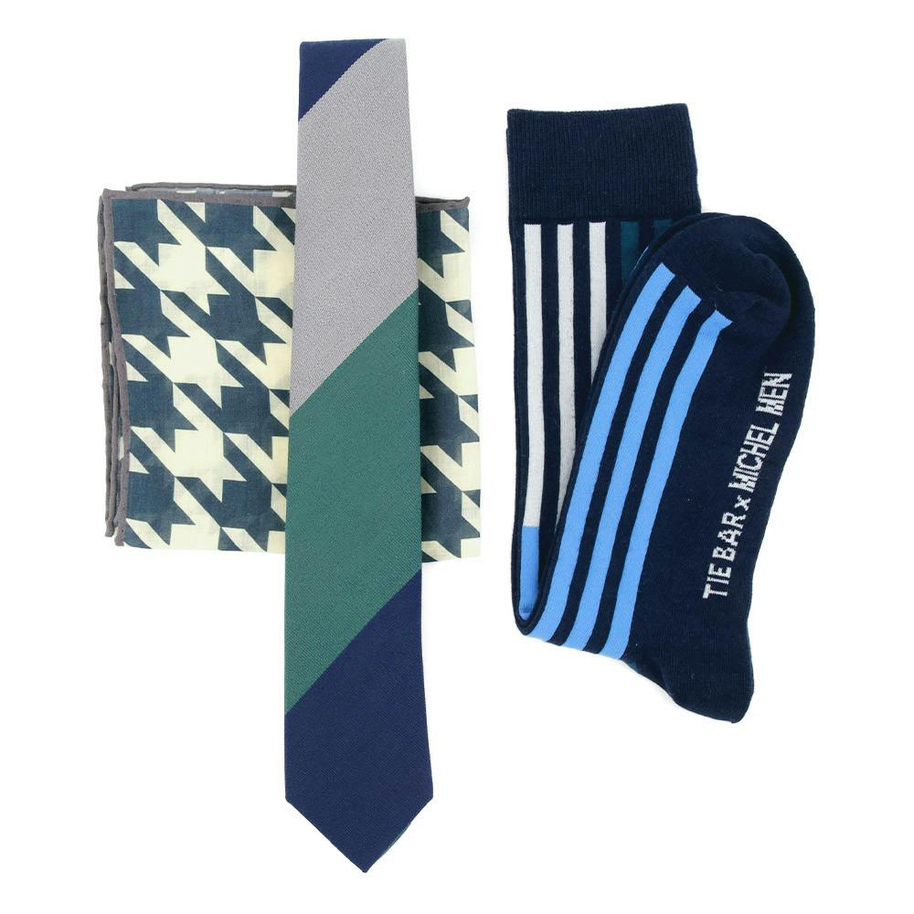 Men's houndstooth psq combo